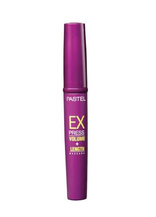 Тушь для ресниц pastel express volume length mascara 10 мл