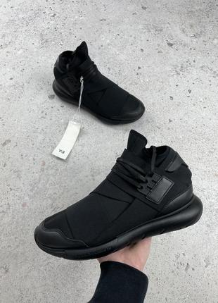 Adidas y-3 yohji yamamoto qasa triple black кроссовки оригинал1 фото