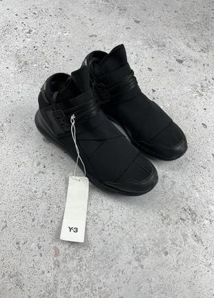 Adidas y-3 yohji yamamoto qasa triple black кроссовки оригинал9 фото