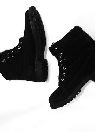 Женские замшевые зимние ботинки balmain2 фото