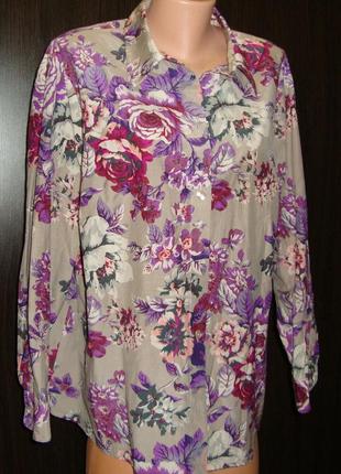 Блуза etro silk floral print7 фото