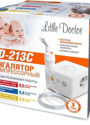 Ингалятор (небулайзер) little doctor ld-213c компрессорный гарантия 3 года1 фото