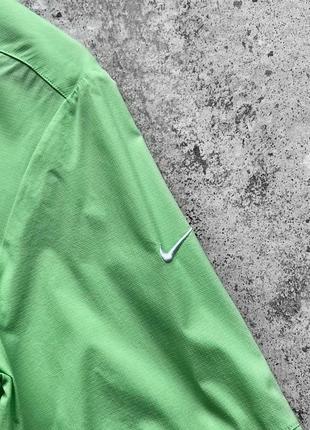 Nike vintage women’s nylon lightweight green sport full zip jacket жіноча, вінтажна, спортивна куртка6 фото