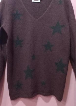 Кашеміровий джемпер коричневого кольору