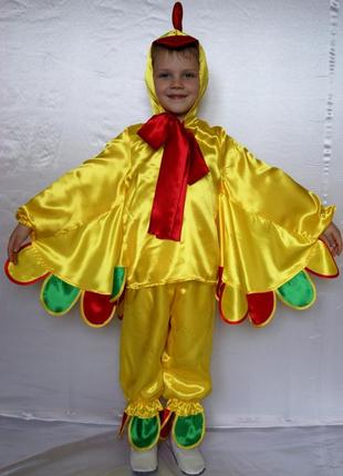 Карнавальный костюм петух №3 петушок півник півень 116 см1 фото