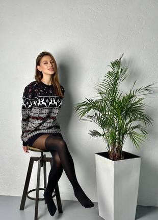 Новогодний женский свитер