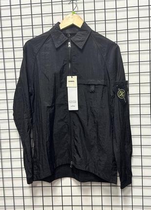 Трендовый овершот stone island / рубашки-тон айленд1 фото