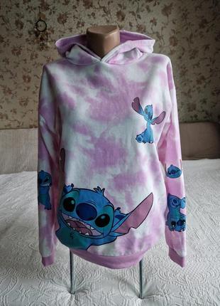 Подростковая для девочки модная худи толстовка disney stitch стич