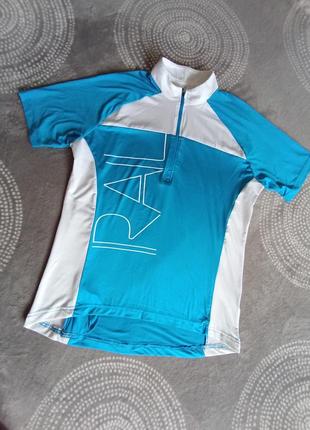 Мужская футболка для езды на велосипеде велофутболка с кармашком1 фото