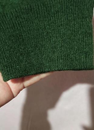 Свитер пуловер зелёный унисекс 50% шерсти xxxl3 фото
