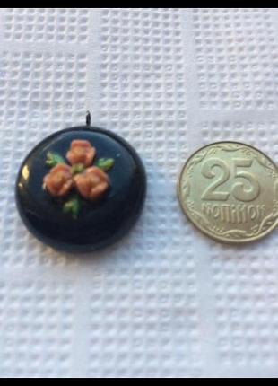 Підвіска кулон дерево подвеска ручная работа цветок