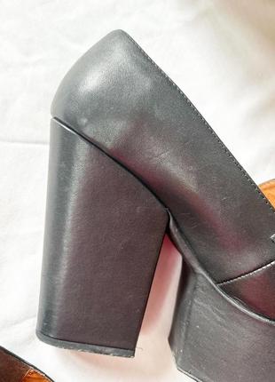 Кожаные черные туфли от maria moro5 фото