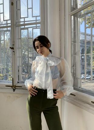 Блуза из органзы