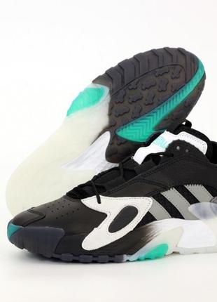 Мужские кроссовки adidas streetball black черные2 фото