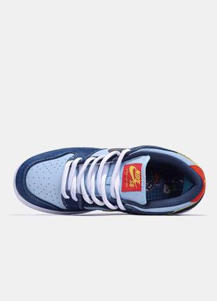 Кросівки why so sad? x nike sb dunk low pro 'coastal blue'3 фото