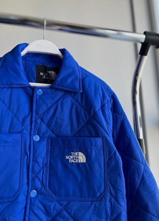 Чоловіча куртка / якісна куртка the north face в темно-синьому кольорі на кожен день4 фото