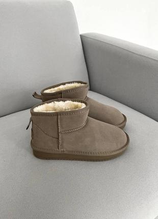 Угги женские ugg ultra mini dark beige9 фото