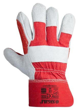 Замшеві рукавички комбіновані р10.5 клас ав (посилена долоню) sigma (9448381)2 фото