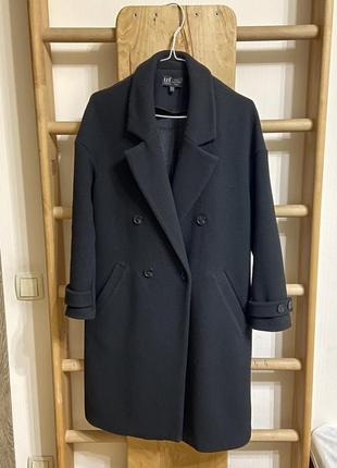 Пальто черное zara2 фото