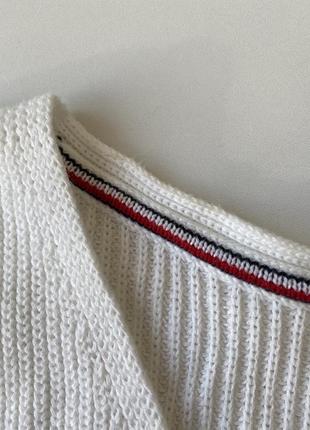 Фирменный хлопковый пуловер tommy hilfiger /джемпер / свитер9 фото