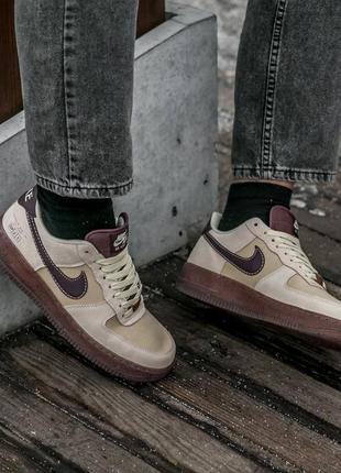 Женские кроссовки nike air force sp 21 “coffee” 38-39-40-414 фото