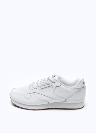 Мужские кроссовки reebok classic fleece white.