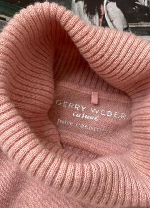 💗розовый кашемировый гольфик от дорогого люксового бренда gerry weber 100% pure cashmere 🤤 очень нежный и мягкий, рыхлая текстура9 фото