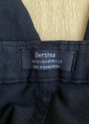 Черные облегающие стрейчевые джинсы bershka высокая посадка high rise skinny fit zara h&amp;m weekday uniqlo levis 32 xxs 25x294 фото