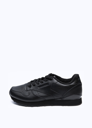 Мужские кроссовки reebok classic fleece black.