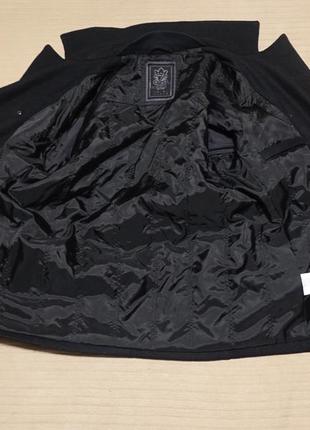 Отличная короткая черная суконная двубортная куртка  esprit de corp германия l.4 фото