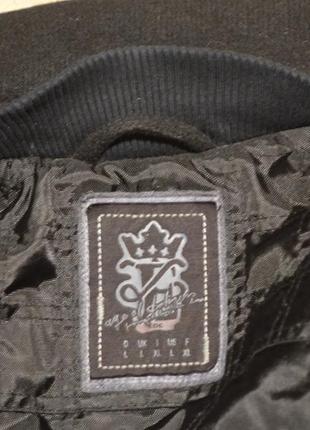 Отличная короткая черная суконная двубортная куртка  esprit de corp германия l.5 фото