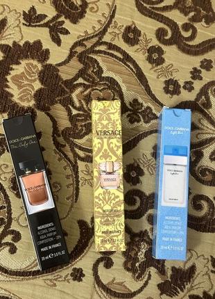 Ппарфюм versace yellow diamond, dolce&amp;gabbana light blue и the only one