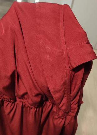 Платье бордового цвета, plt.7 фото