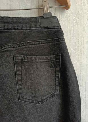 Джинсы черные, базовые черные джинсы3 фото
