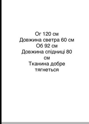 Спідниця + светр7 фото