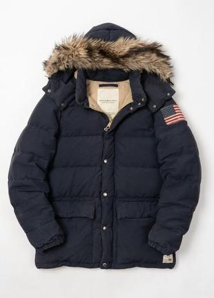 Denim &amp; supply ralph lauren navy down jacket мужской пуховик