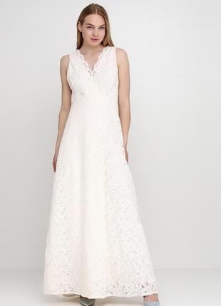 Нарядное белое платье h&m5 фото