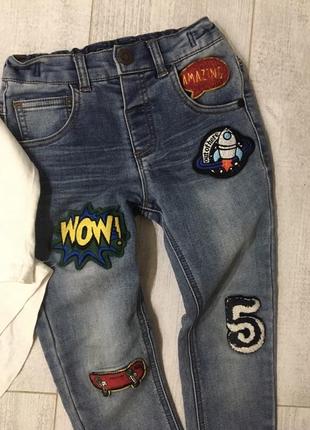 Комплект джинсы и реглан некст 4-5 лет будет больше3 фото