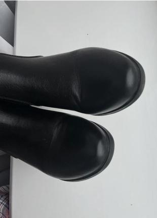 Черные женские сапожки козыри жасне черные короткие сапожки козаки черные ботинки козоги черенное коротки7 фото