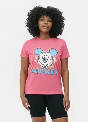 Зручна, яскрава рожева і весела футболка mikki mouse , дісней, міккі маус, disney2 фото