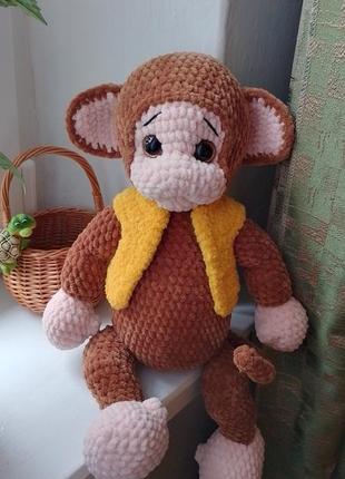 Вязаная игрушка, обезьяна 🐒1 фото