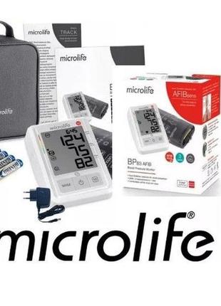 Тонометр microlife bp b3 afib + манжета lux 22-42см + сетевой адаптер 6v гарантия 5 лет