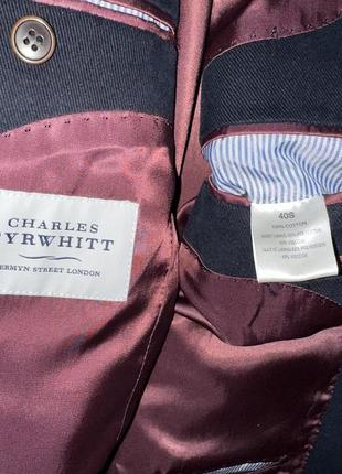 Luxury charles tyrwhitt брендовый мужской кэжуал пиджак жакет блейзер3 фото