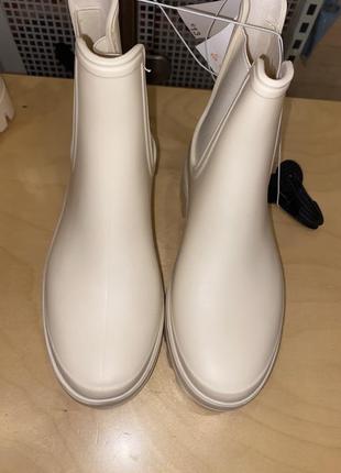 Стильні жіночі гумові сапожки, полусапожки, челсі, ботинки, боти, сапоги, гумові чоботи