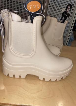 Стильні жіночі гумові сапожки, полусапожки, челсі, ботинки, боти, сапоги, гумові чоботи