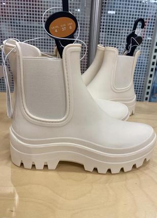 Стильні жіночі гумові сапожки, полусапожки, челсі, ботинки, боти, сапоги, гумові чоботи