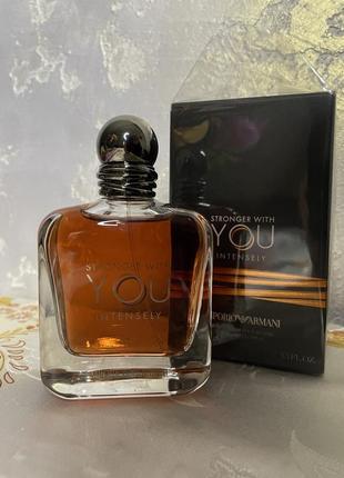 Emporio armani stronger with you intensely, духи 100мл, оригинал