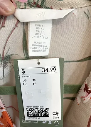 H&m conscious. двубортная блуза