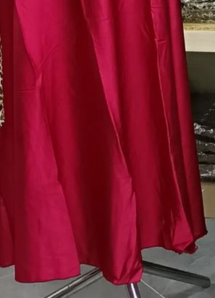Жіноча сукня атласна3 фото
