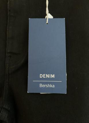 Черные облегающие стрейчевые джинсы bershka высокая посадка high rise skinny fit zara h&m weekday uniqlo levis 32 xxs 25x283 фото